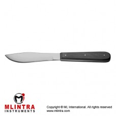 Virchow Autopsy Knife With Wooden Handle Stainless Steel, 25.5 cm - 10" Blade Size 100 mm